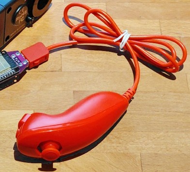 a RED Nunchuck plugged into HBG3